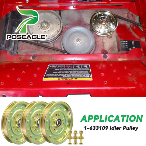POSEAGLE embalaje abierto con las tres poleas y accesorios, trae todo lo necesario