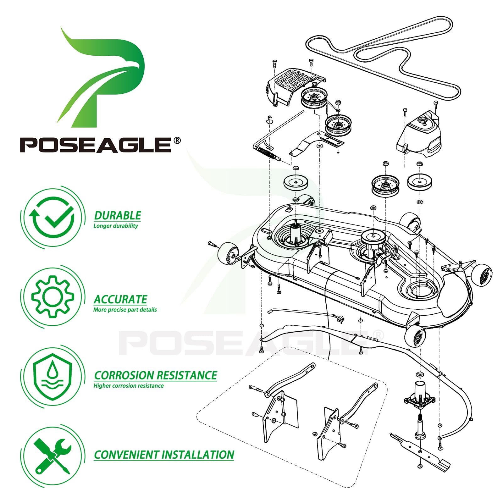 POSEAGLE instalación en taller profesional mostrando procedimiento claro
