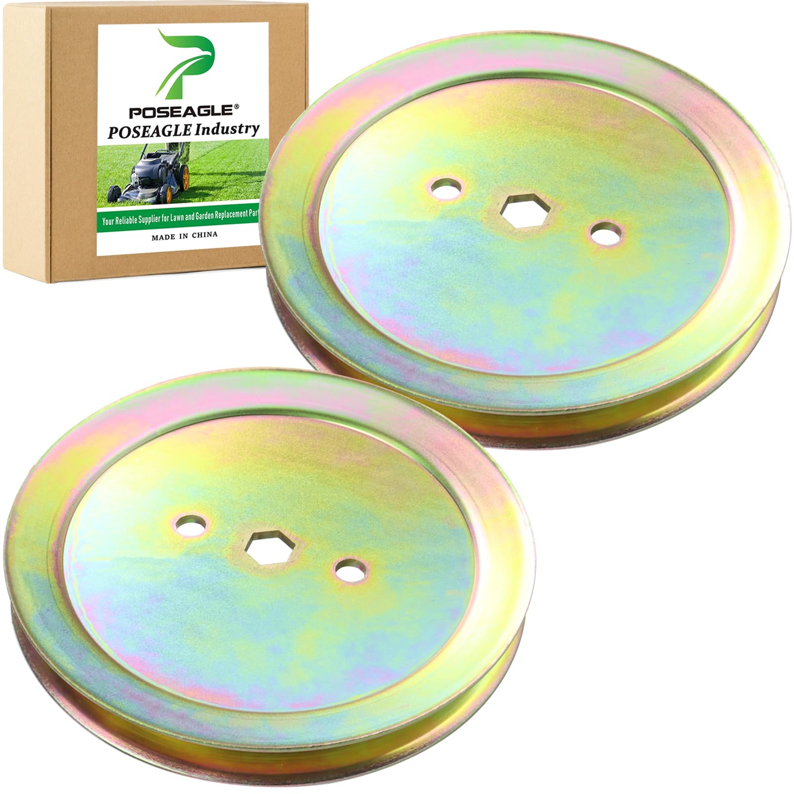 POSEAGLE polea frontal mostrando ajuste OEM y durabilidad