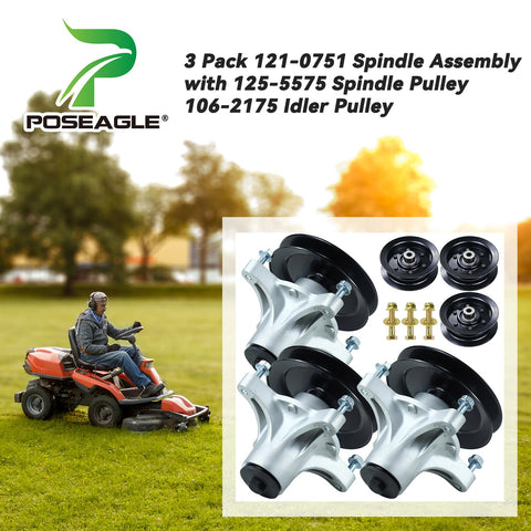 POSEAGLE primer plano del husillo con roscas limpias para ajuste preciso