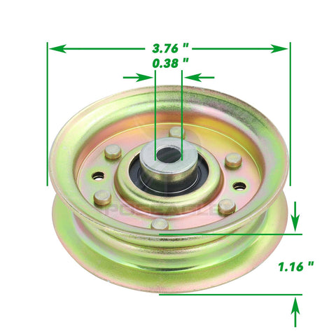 POSEAGLE polea primer plano del acabado metálico para larga vida