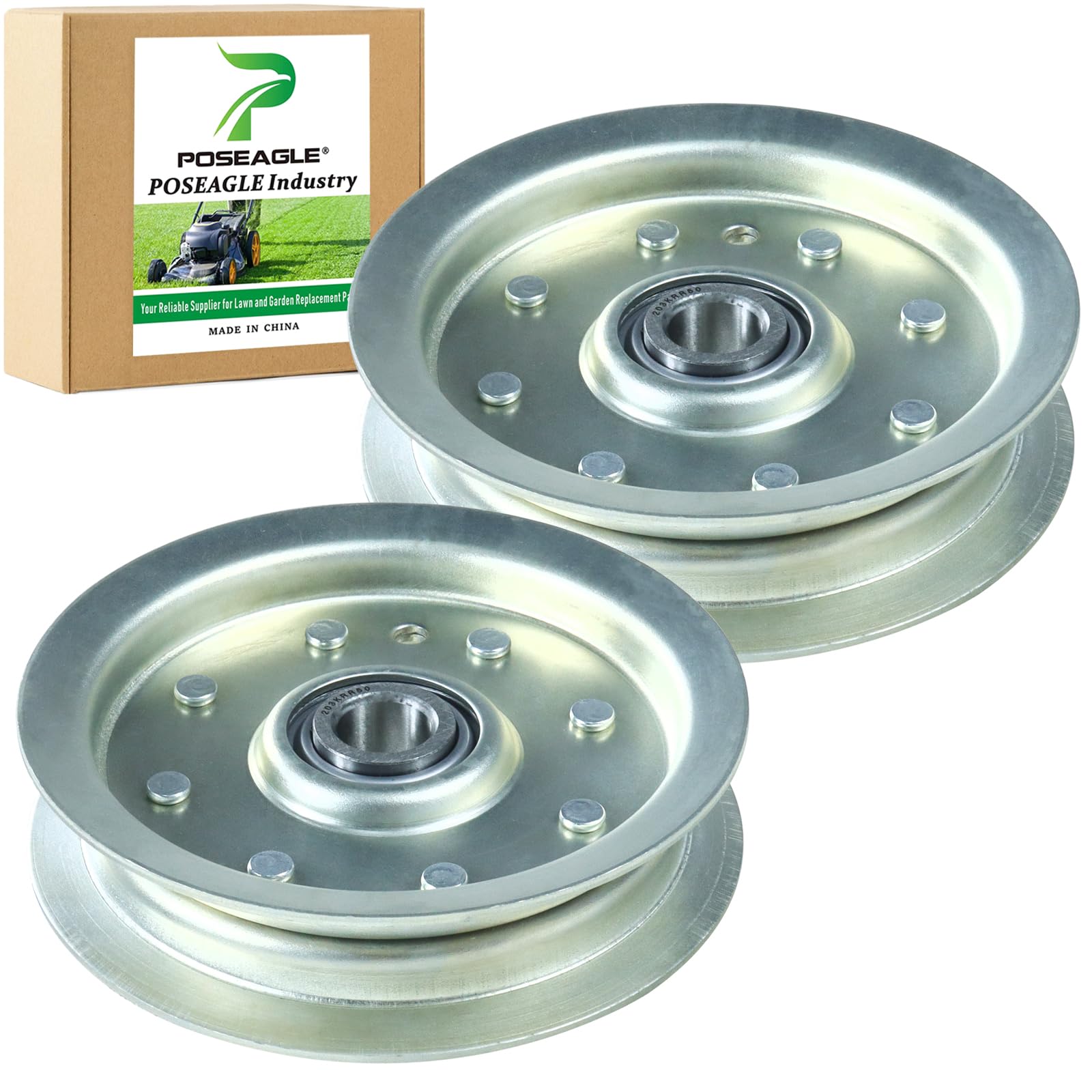 POSEAGLE polea 30224 frontal mostrando ajuste OEM y durabilidad