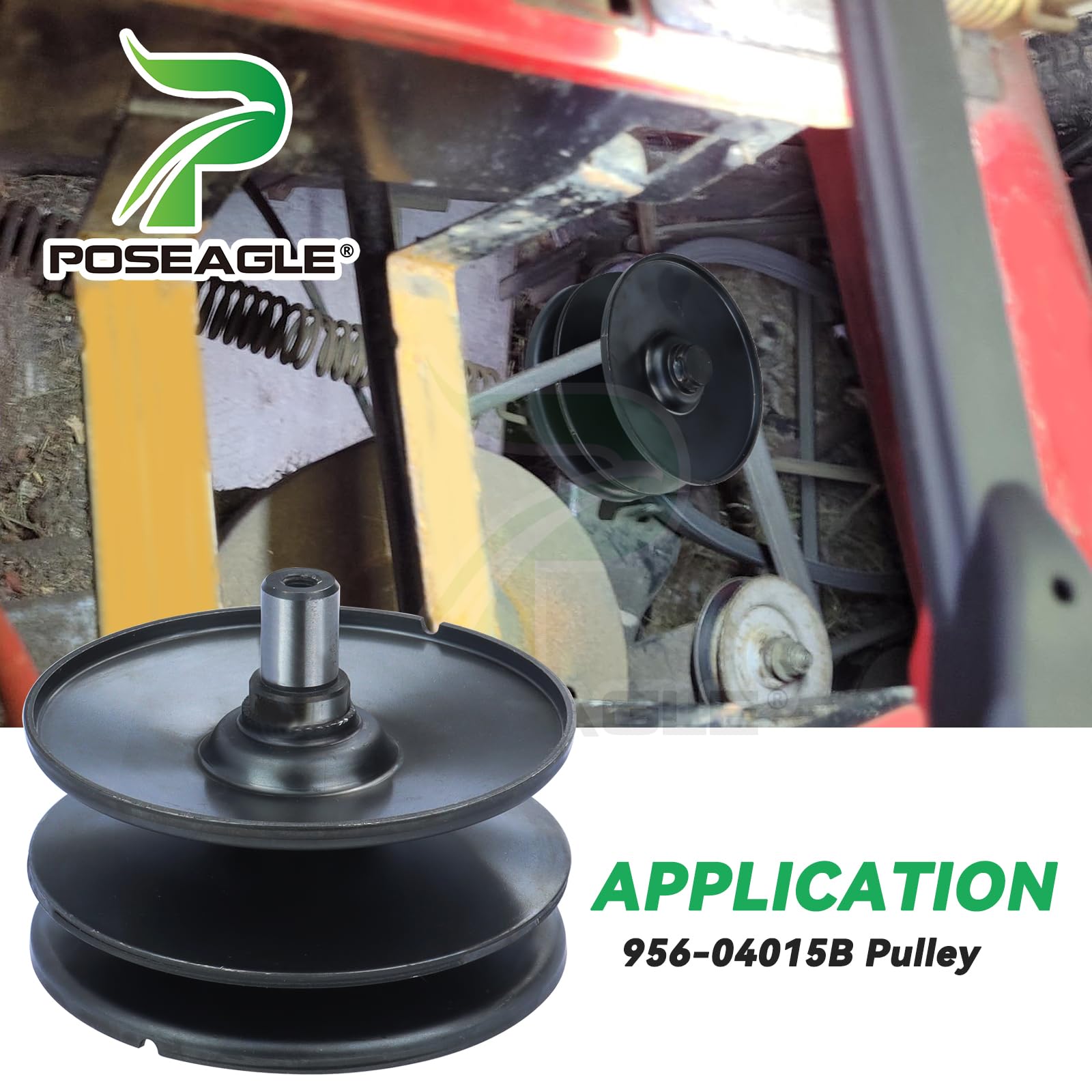 poseagle polea en cortacésped exterior preparada para césped exigente