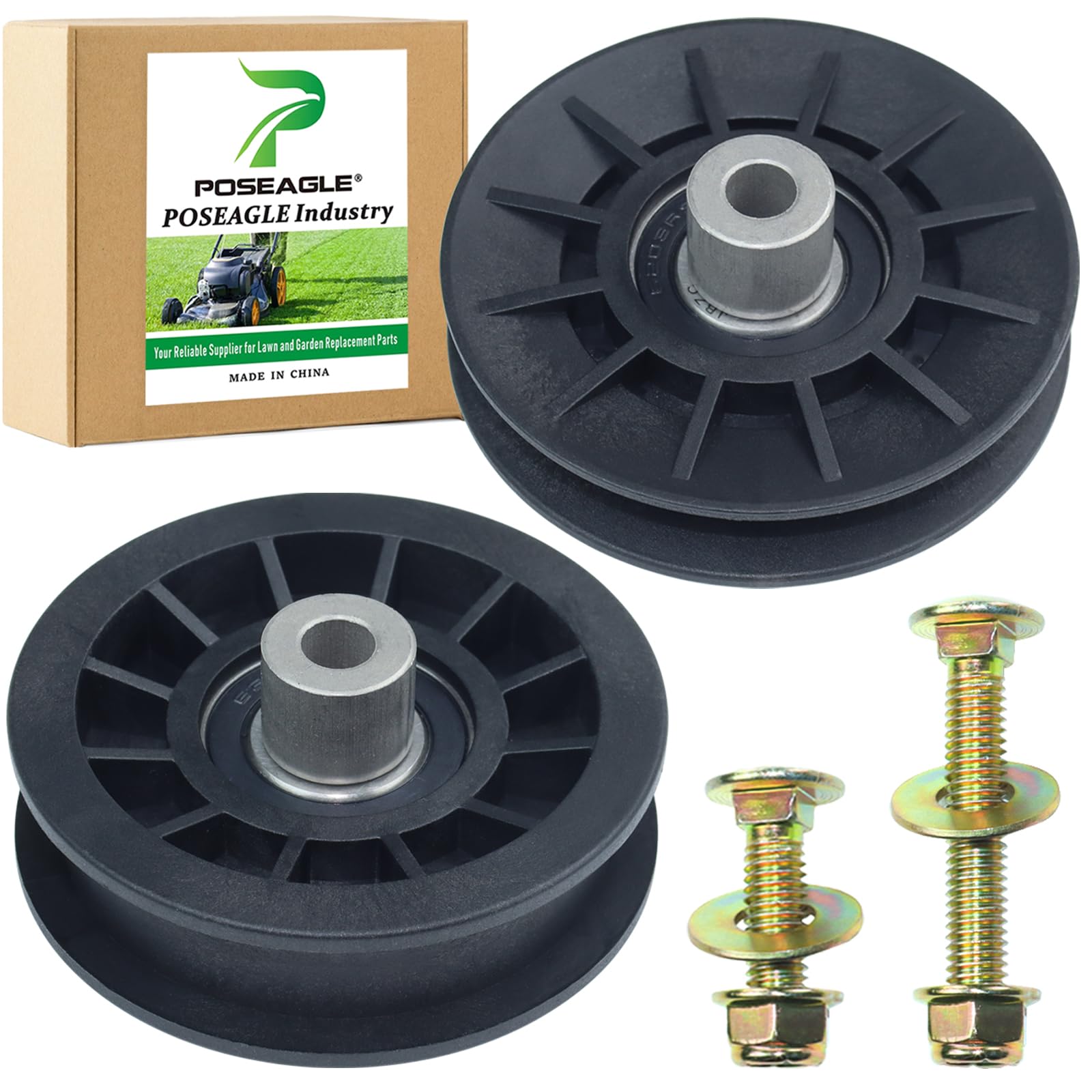 POSEAGLE polea frontal mostrando ajuste compatible y durabilidad
