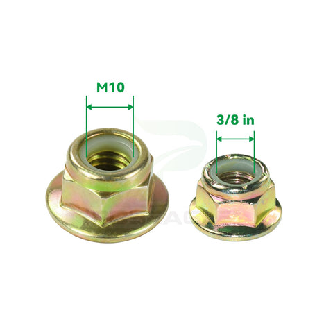 POSEAGLE kit de herrajes incluido con tuercas flangeadas de nylon para montaje seguro