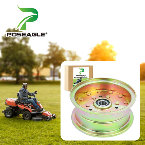 POSEAGLE polea vista lateral con detalle de borde para durabilidad