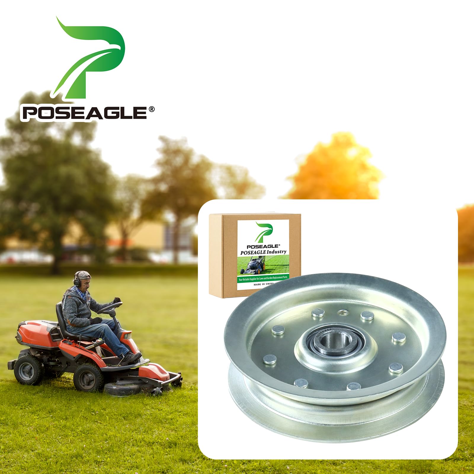 POSEAGLE polea perfil con interior para eje — encaje preciso