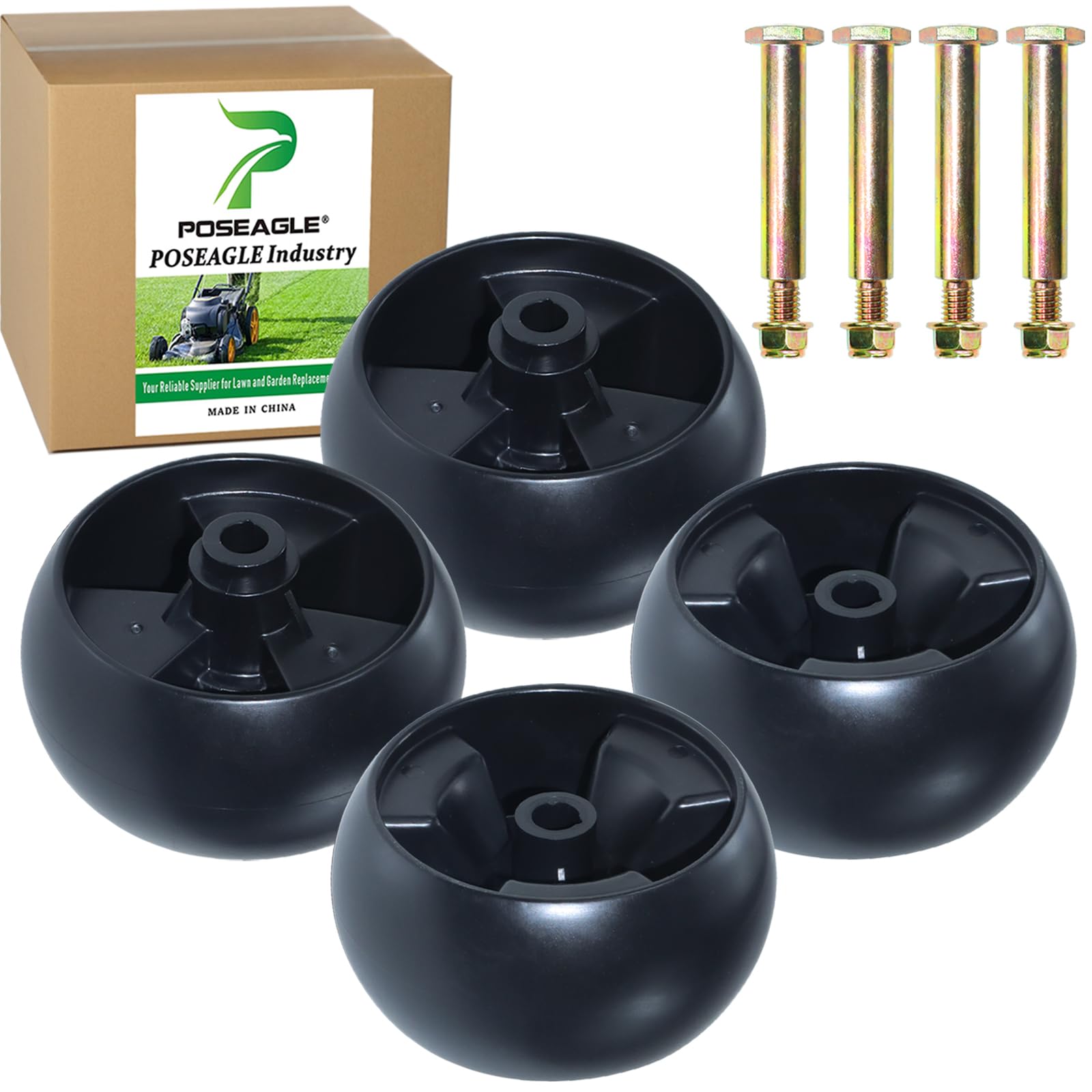 POSEAGLE rueda frontal mostrando ajuste perfecto y durabilidad