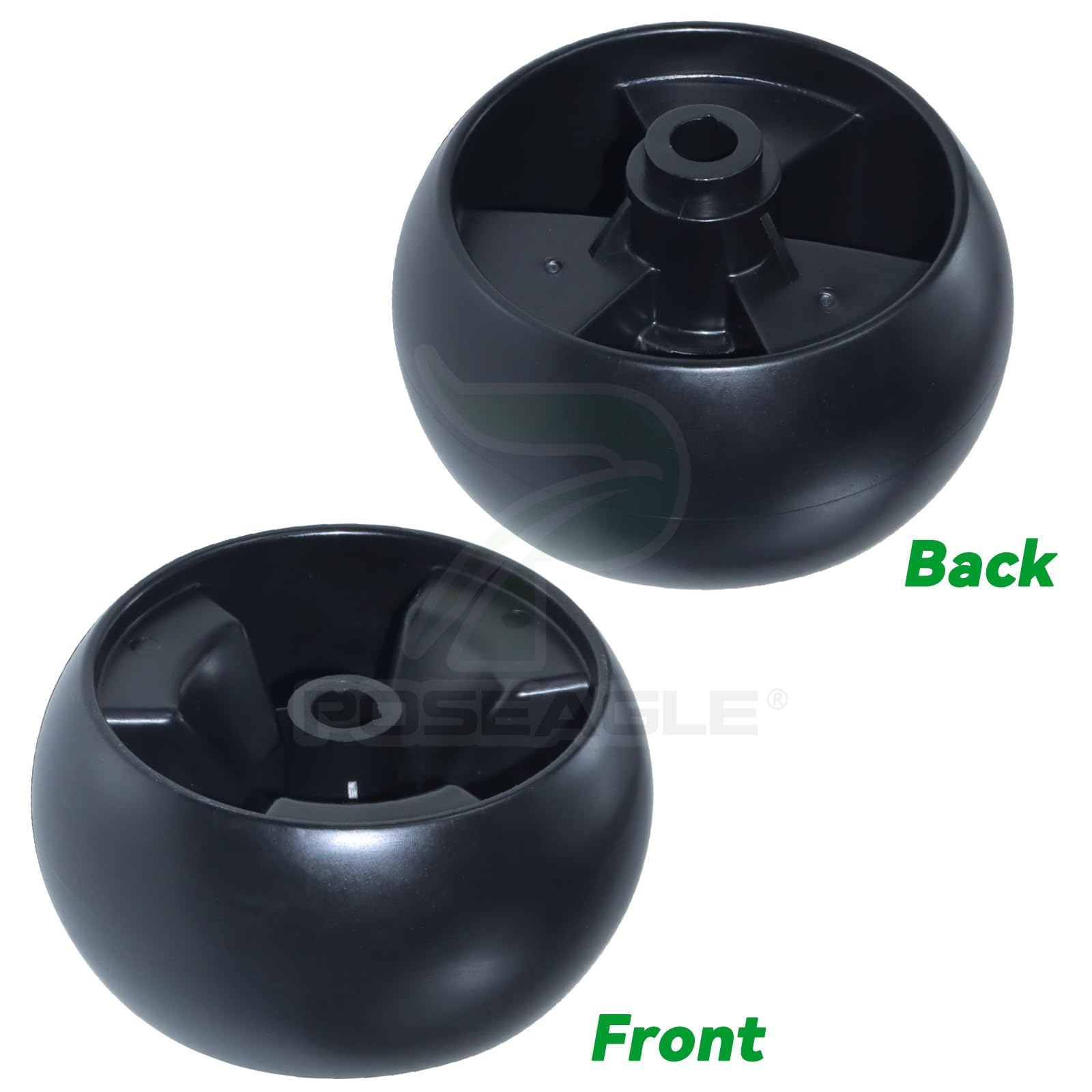 POSEAGLE vista lateral con medidas claras para compatibilidad precisa