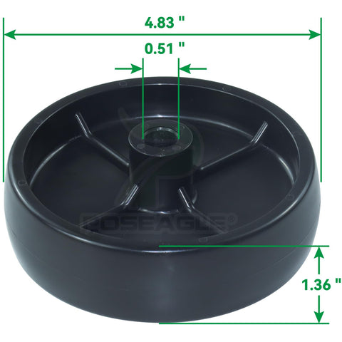 POSEAGLE ruedas con hardware incluido listos para montaje rápido