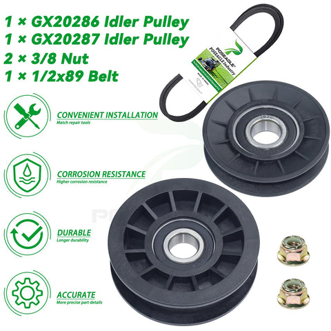 POSEAGLE tractora John Deere con kit instalado en deck, rendimiento renovado y estable