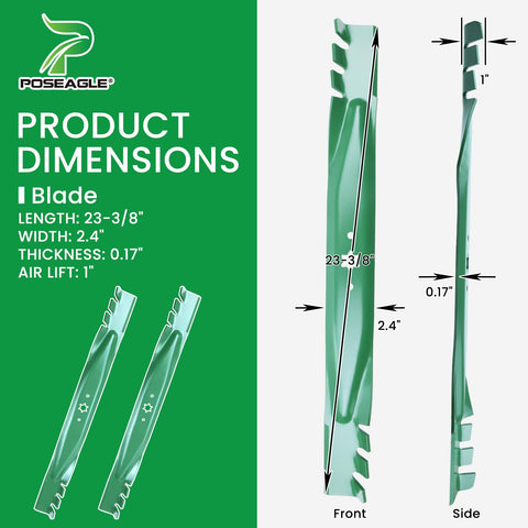 POSEAGLE vista lateral diseño gator que mejora succión y flujo de aire