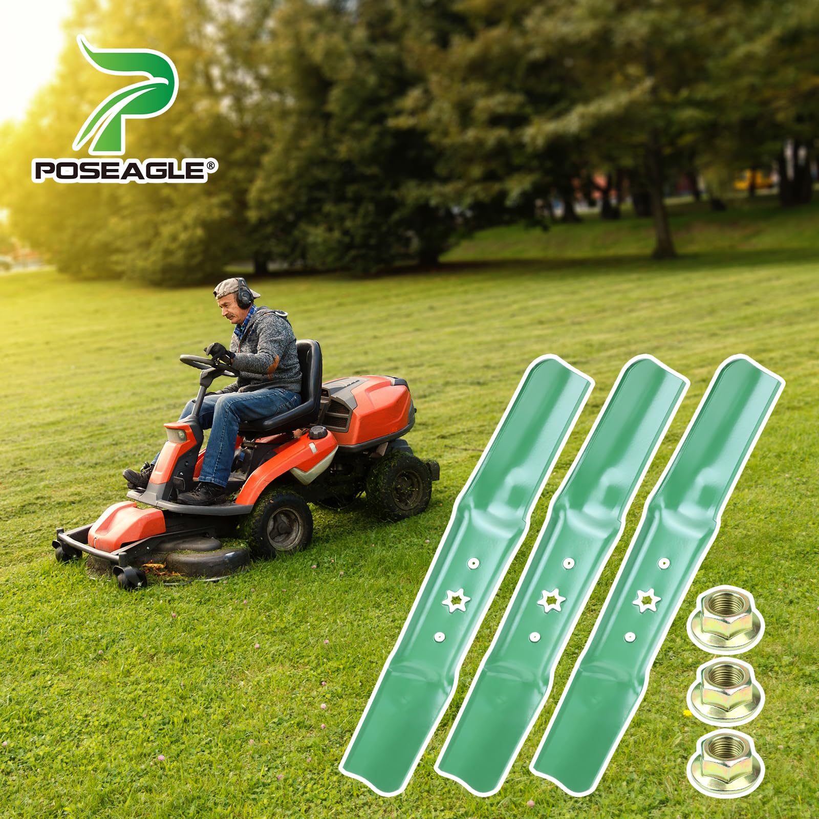 POSEAGLE estilo de vida en jardín resaltando rendimiento en uso