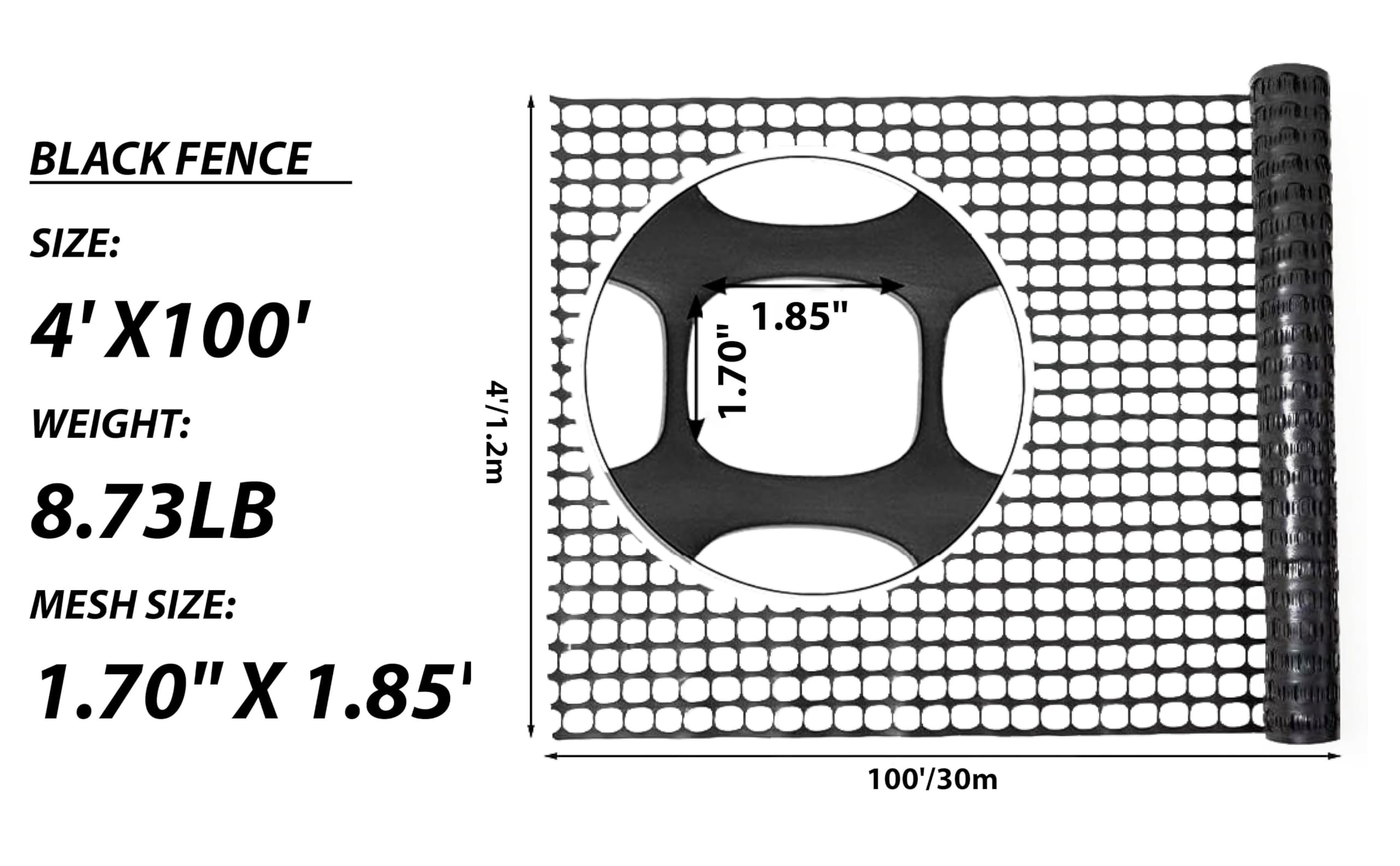 PotatoLife primera plano de la textura de la malla mostrando durabilidad UV