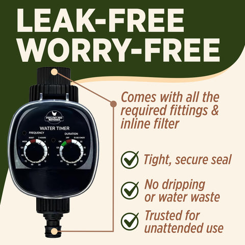 Poultry Pro Feeder tapa protectora abatible protegiendo controles en exteriores