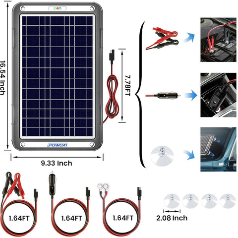 POWOXI empaque con accesorios listo para instalación rápida