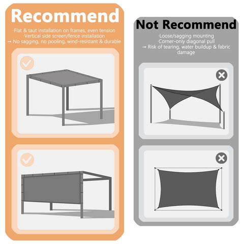 POYEE detalle de agua pasando a través del tejido para evitar encharcamientos