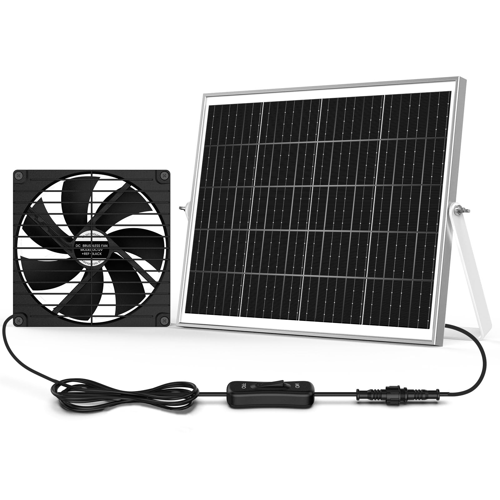 pqins ventilador frontal mostrando diseño robusto y flujo de aire eficiente
