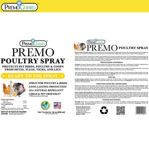 Ingredientes naturales y aceites esenciales de Premo Guard en primer plano, alternativa no tóxica