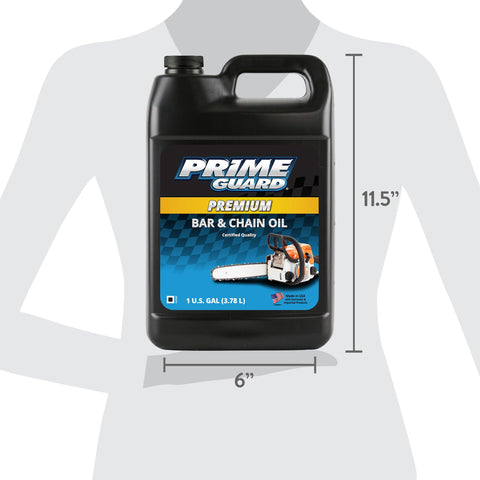 Prime Guard aceite en cadena lubricando, reduce fricción eficazmente