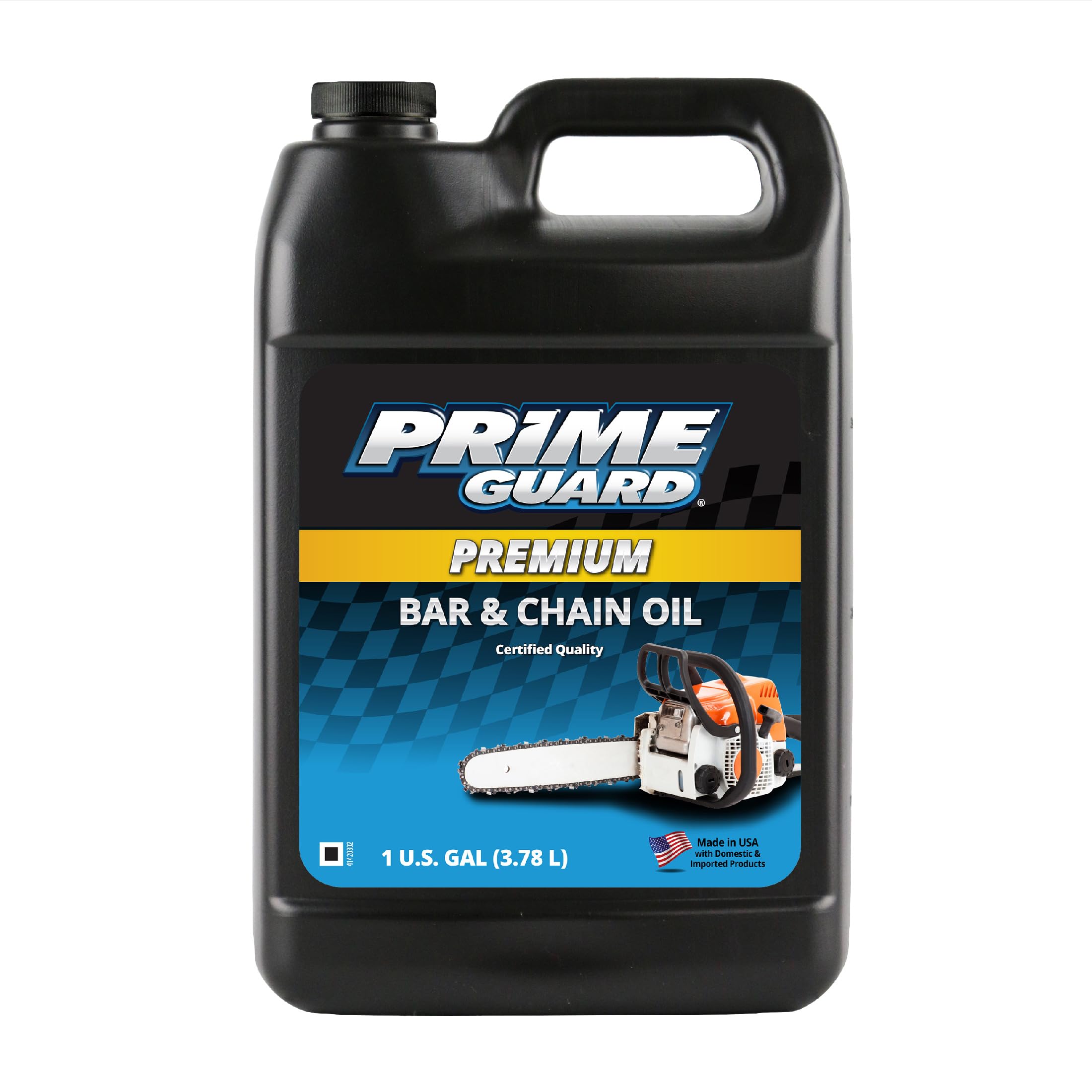 Prime Guard galón frontal mostrando envase y volumen, protección confiable