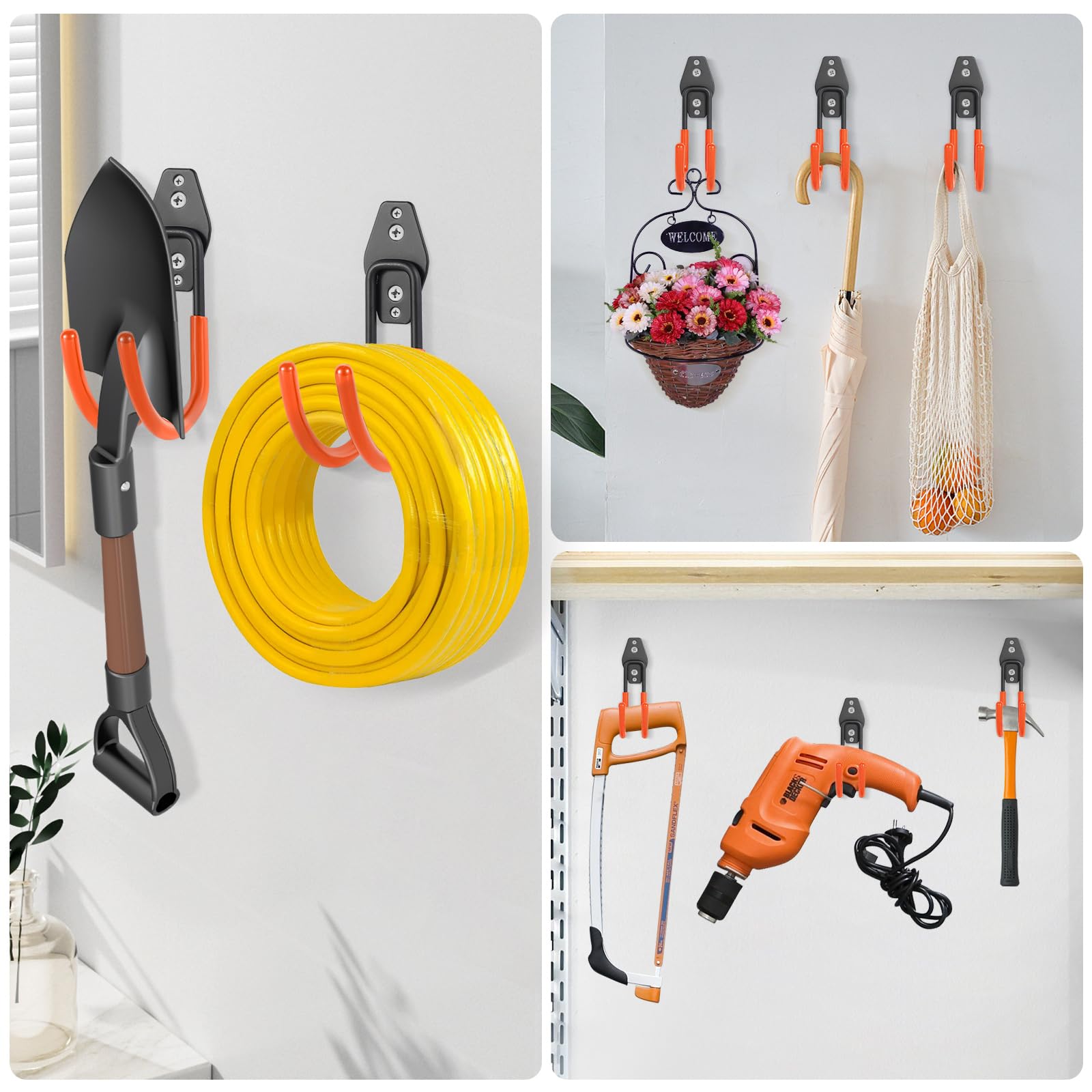 Pruite todo el kit con tornillos y tacos incluidos para montaje versátil