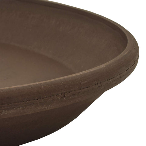 PSW Pot Collection plato en uso bajo maceta protegiendo superficie interior