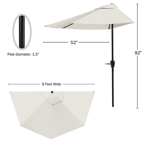 Pure Garden primer plano del tejido de poliéster resistente para protección solar duradera