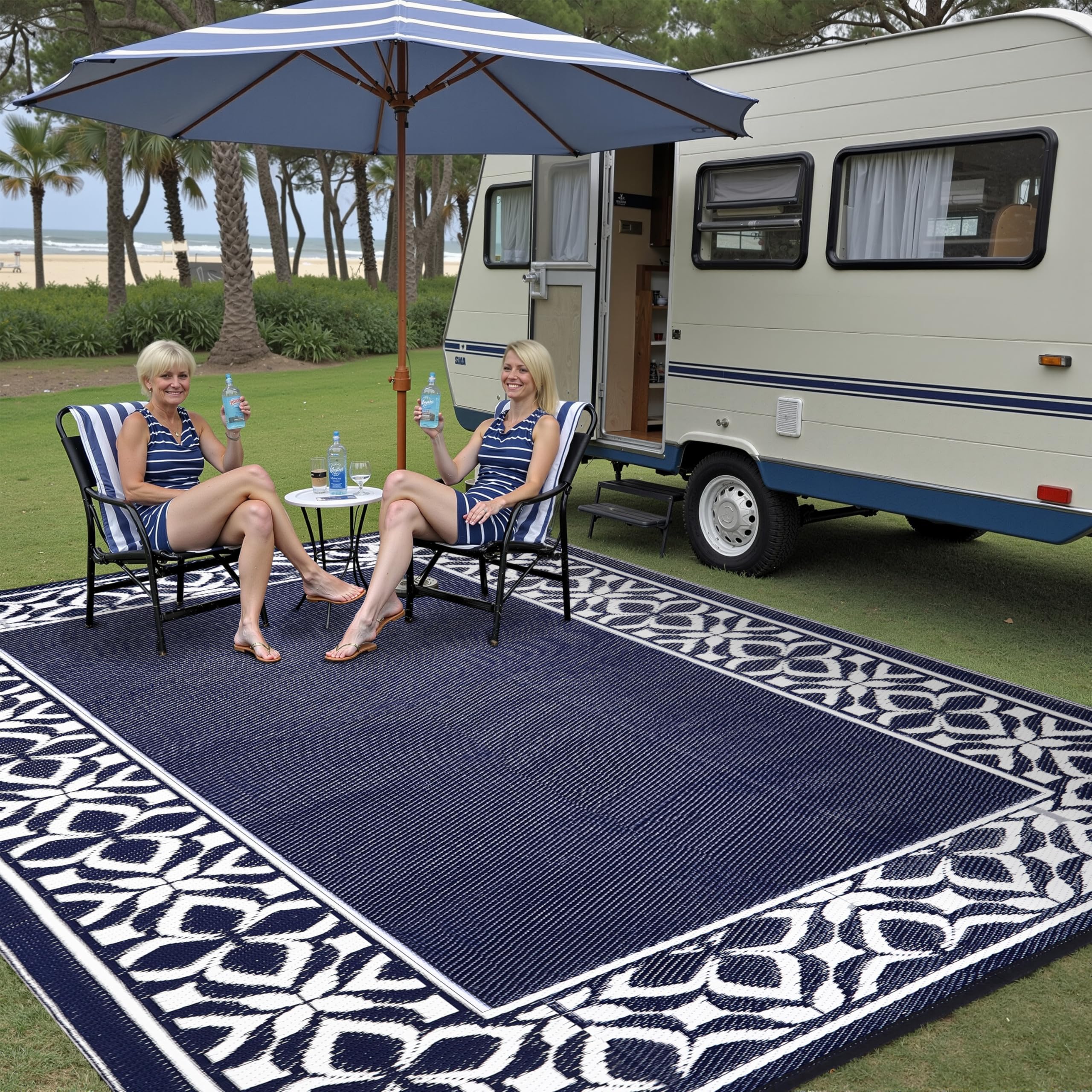PureCozy alfombra junto a piscina estilo de vida antideslizante y resistente al agua