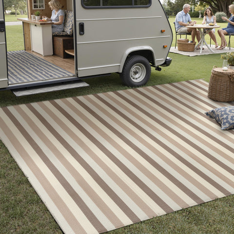 PureCozy alfombra plegada, fácil de transportar y almacenar