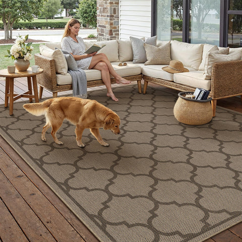 PureCozy alfombra en entrada que aporta estilo y protección contra suciedad