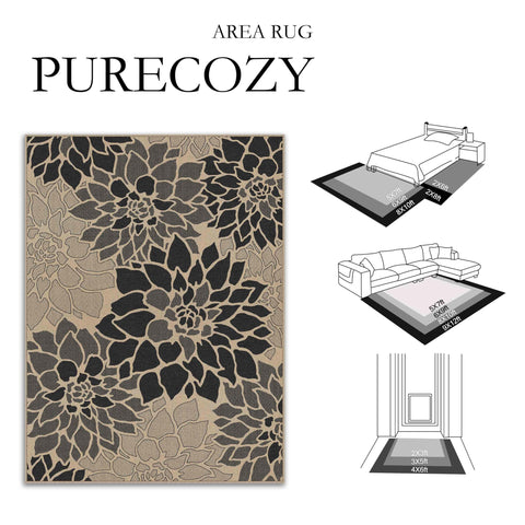 PureCozy etiqueta con composición 100% polipropileno indicando cuidado y propiedades