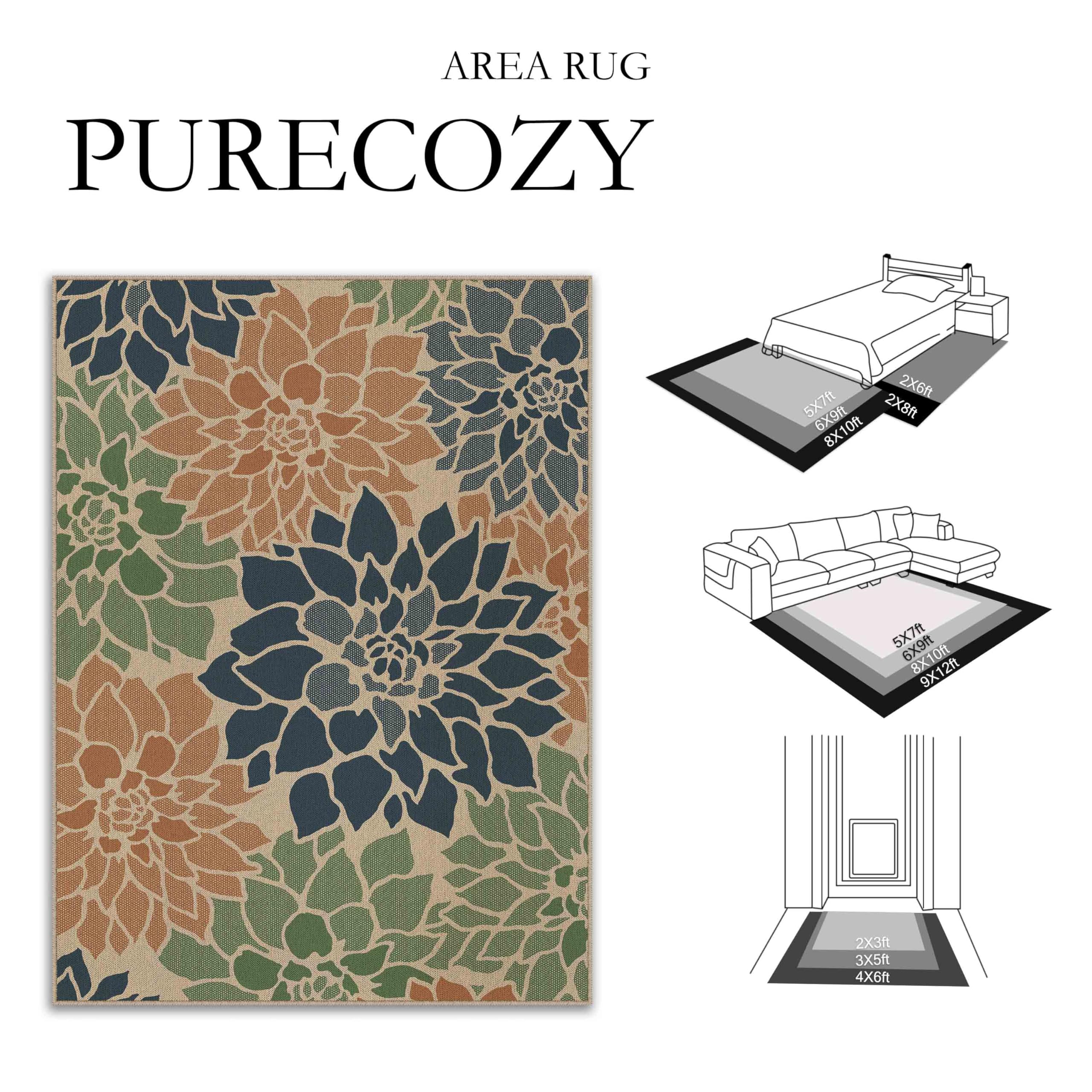 PureCozy primer plano del tejido de polipropileno, textura durable y cómoda