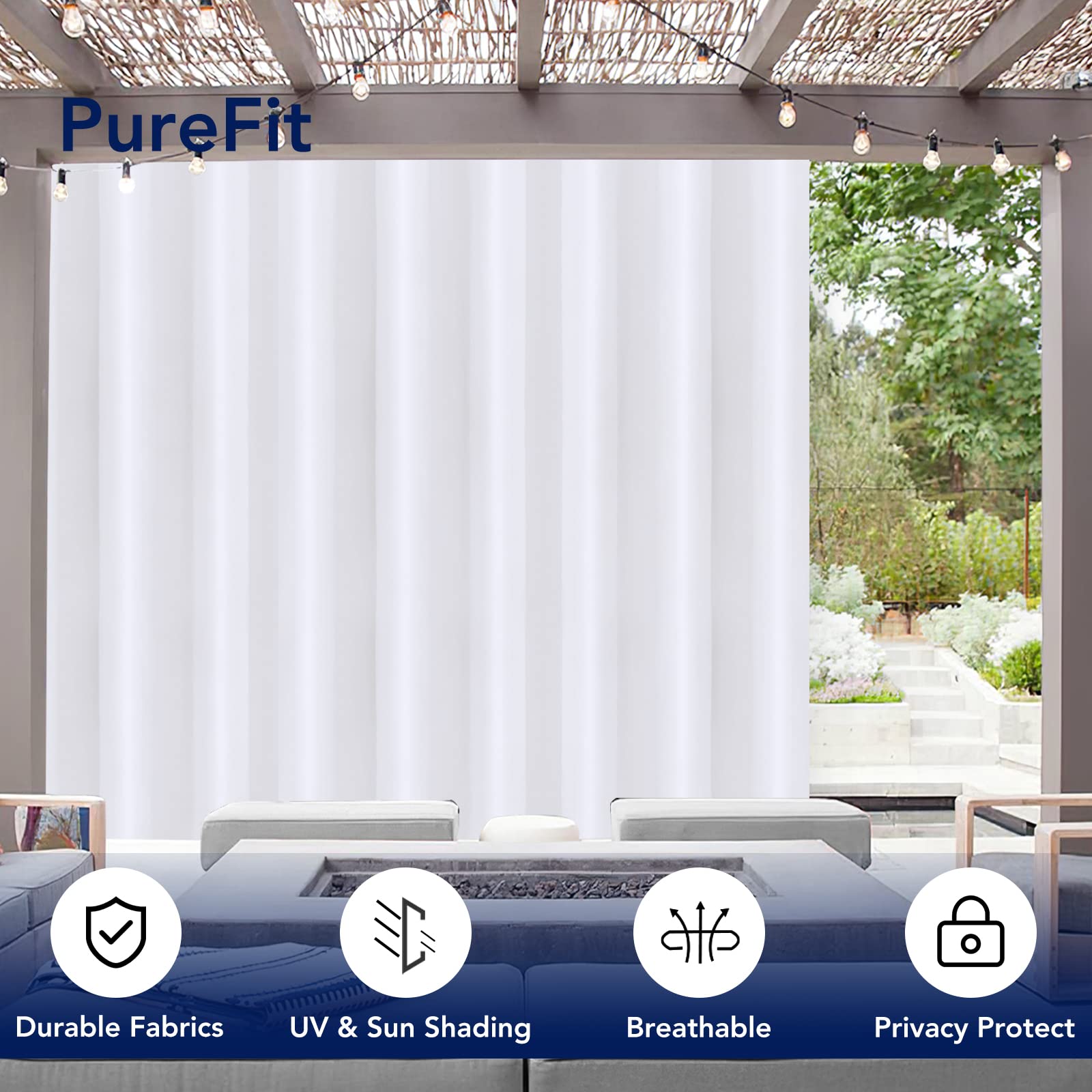 PureFit ojales metálicos plateados anti óxido y fácil instalación