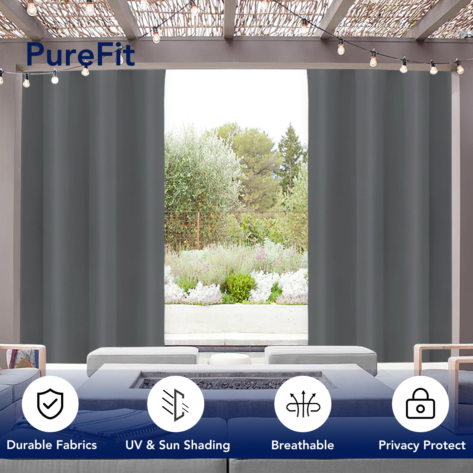 PureFit ojales metálicos antióxido que facilitan instalación duradera