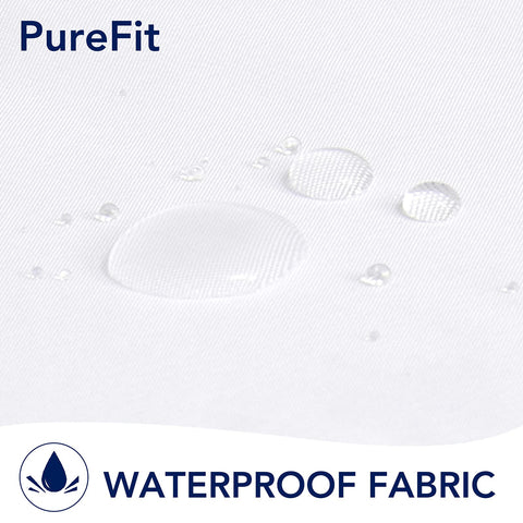 PureFit primer plano del tejido texturizado que resiste sol y mantiene ventilación
