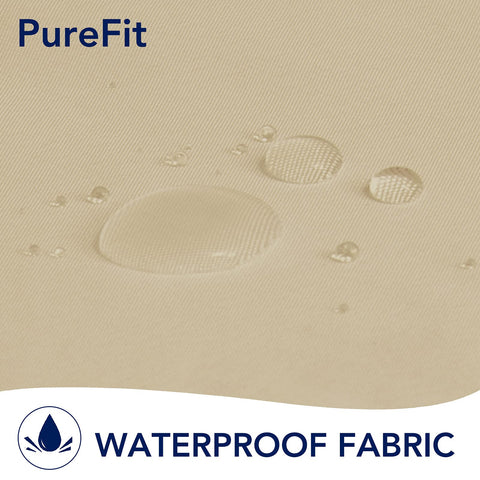 PureFit detalle de textura de la tela que muestra durabilidad y tacto