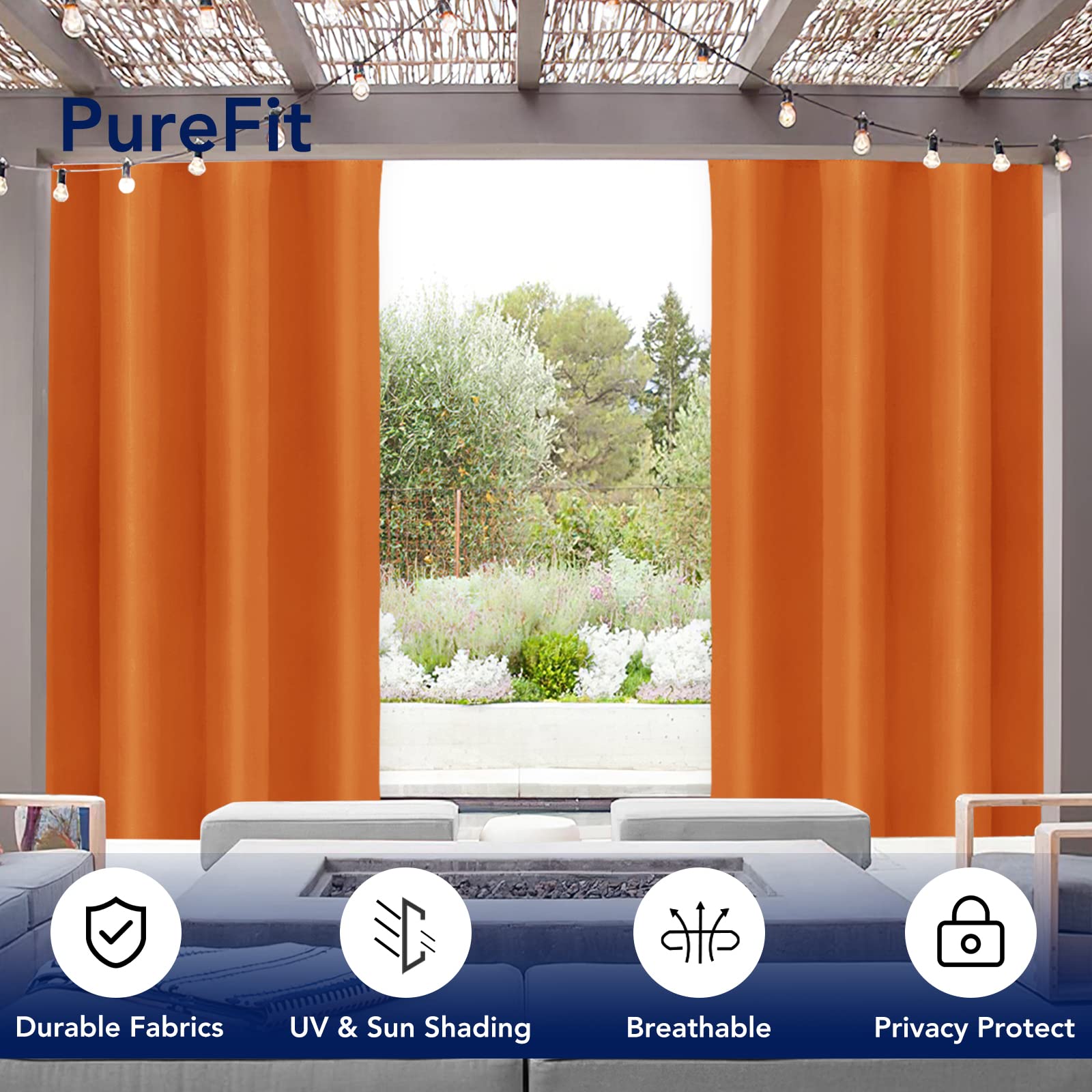 PureFit textura de tela cercana que demuestra transpirabilidad y estilo