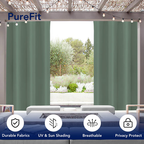 PureFit primer plano de la textura de la tela 100% poliéster que ofrece privacidad y ventilación