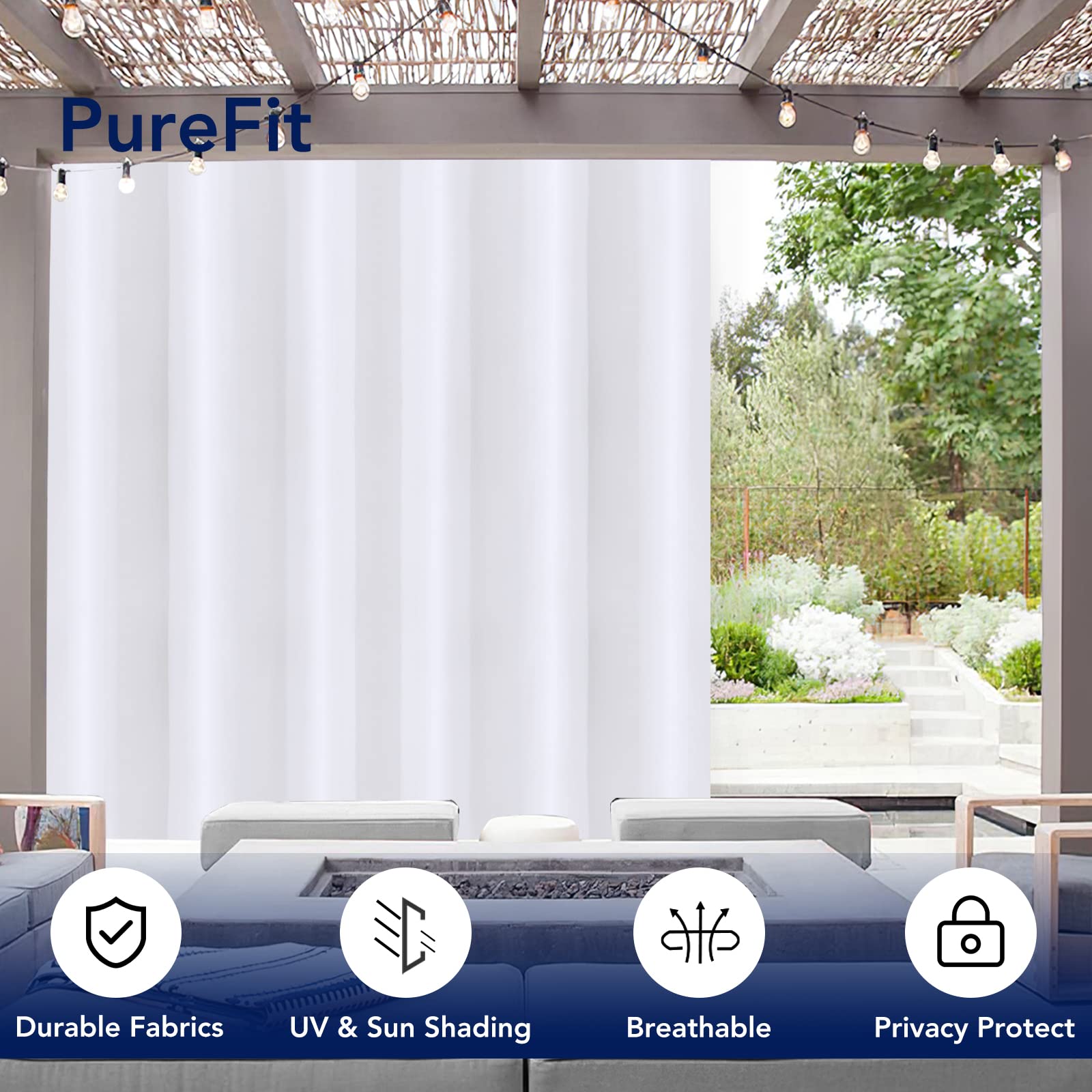 PureFit textura de tela 100% poliéster, transpirable y resistente al agua