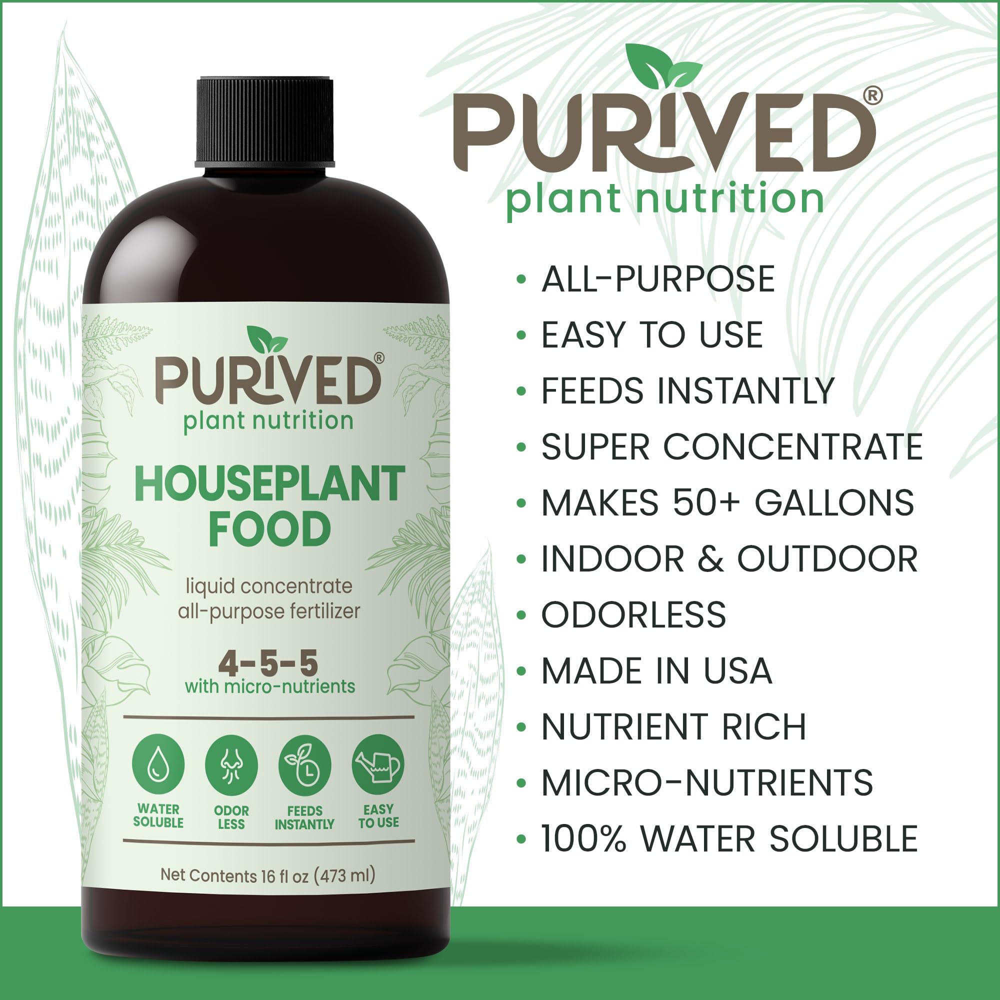 Purived tapa dosificadora para medir una dosis precisa — ahorro
