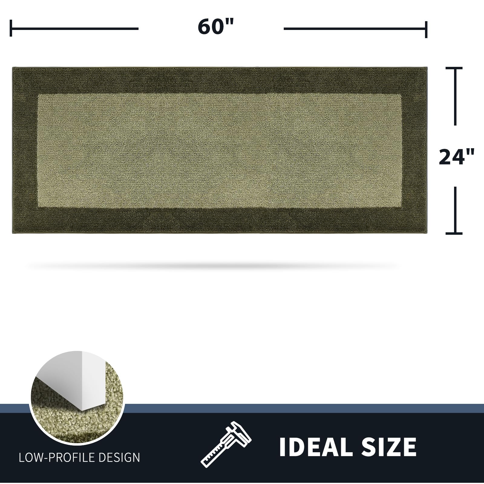 PURRUGS ambiente de entrada decorada combinando Budding y Sage green