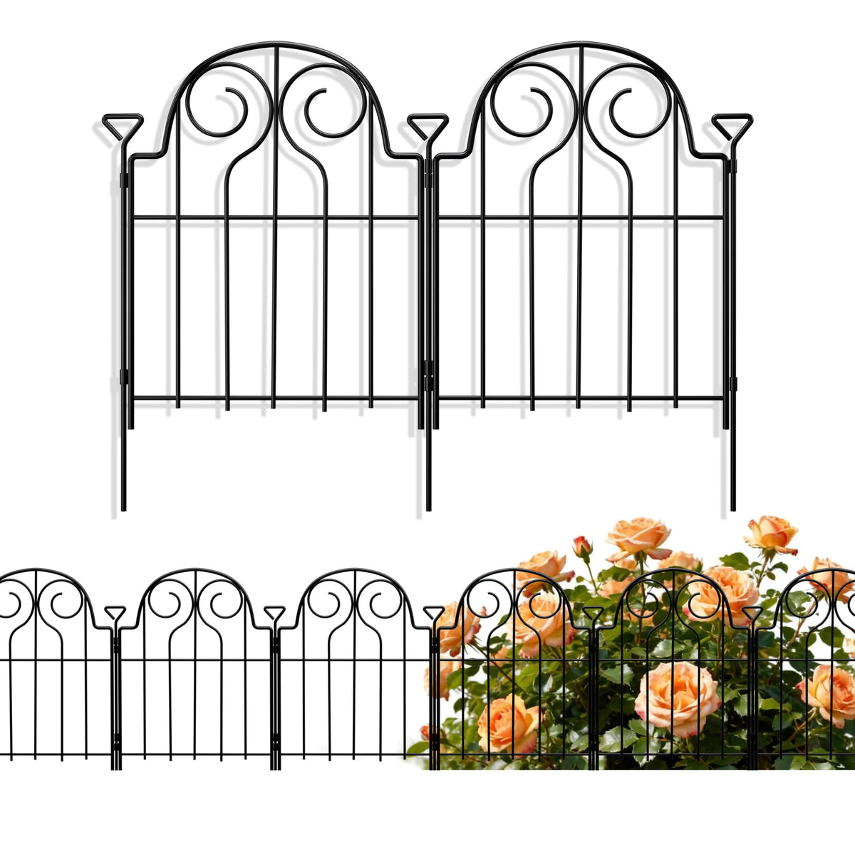 pvpy yvrd valla frontal mostrando borde ornamental y protección