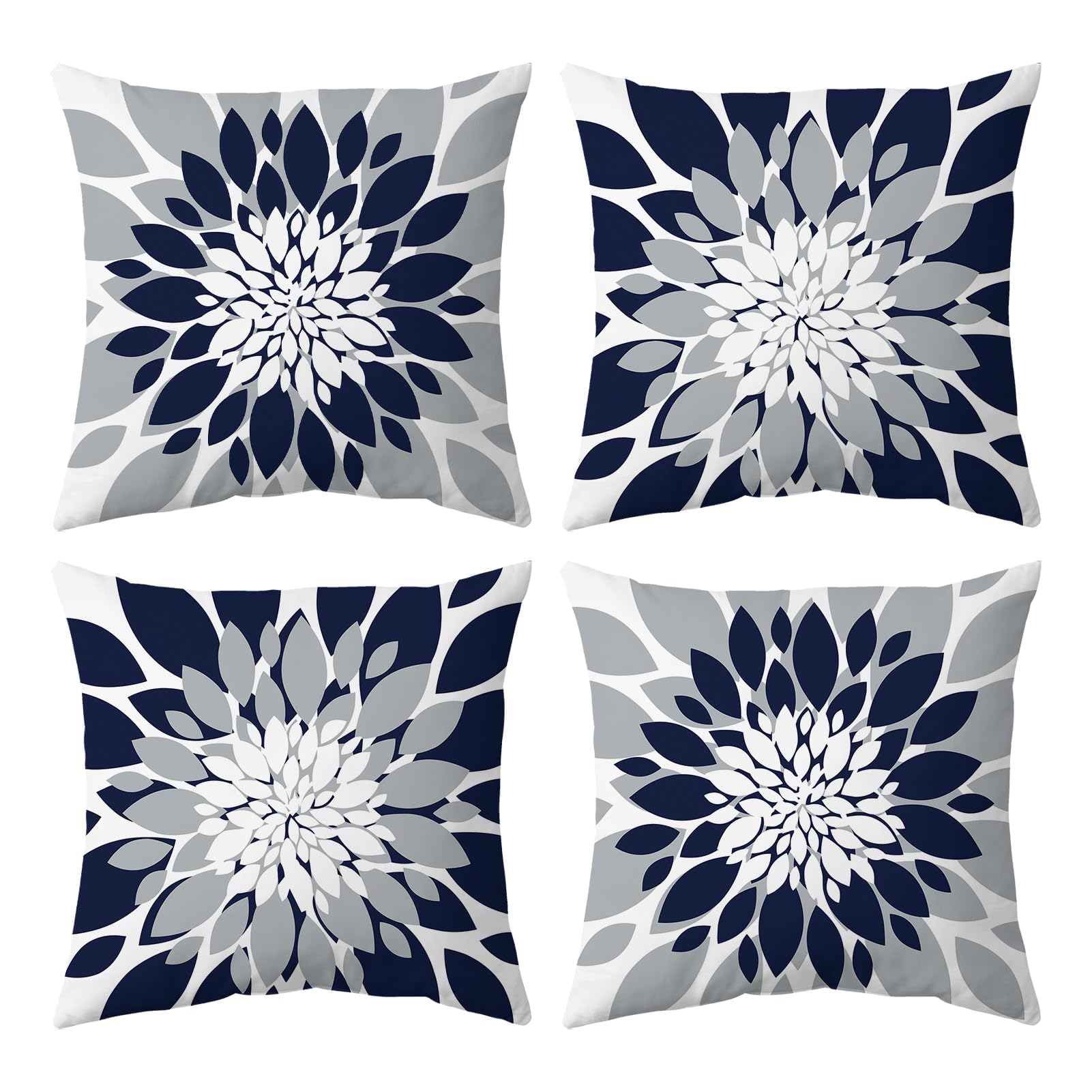 Qahing funda frontal navy mostrando color y diseño, protege y decora