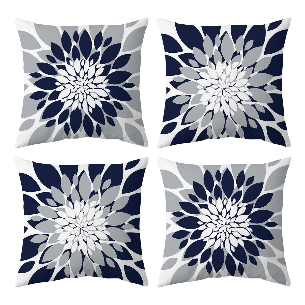 Qahing funda frontal navy mostrando color y diseño, protege y decora