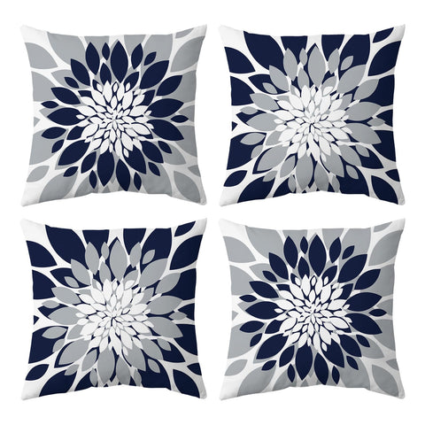 Qahing funda frontal navy mostrando color y diseño, protege y decora