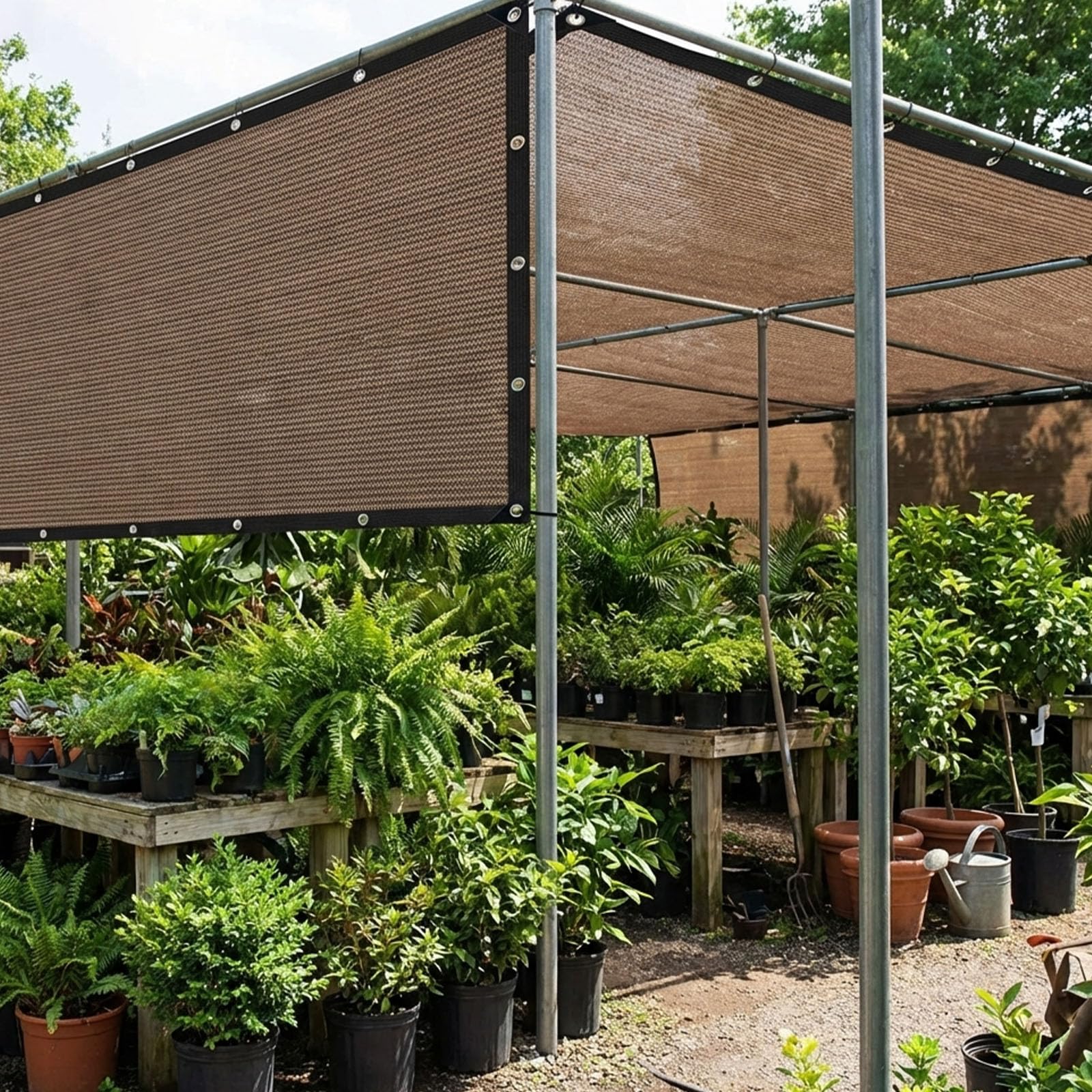QHAIYYBF cubierta en invernadero protegiendo plantas sensibles