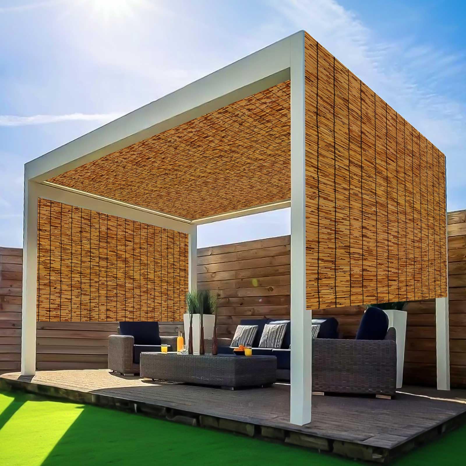 QHAIYYBF comparación de tamaño 3x16FT para entender escala real