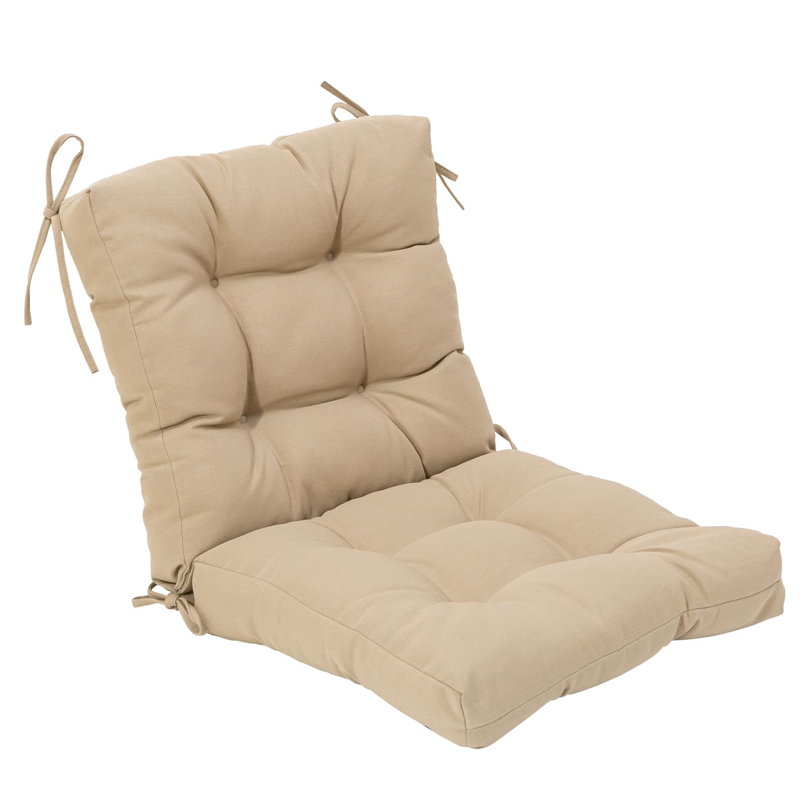 QILLOWAY cojín frontal beige muestra confort y resistencia