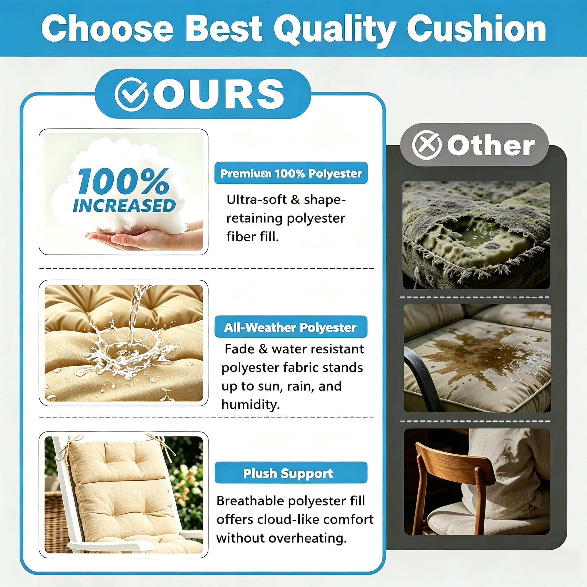 QILLOWAY etiqueta del material que indica cuidado y composición durable